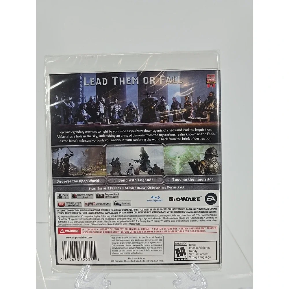 Dragon Age: Inquisition (Sony PlayStation 3 PS3,‎ 2014) Brand New Sealed US Ver.